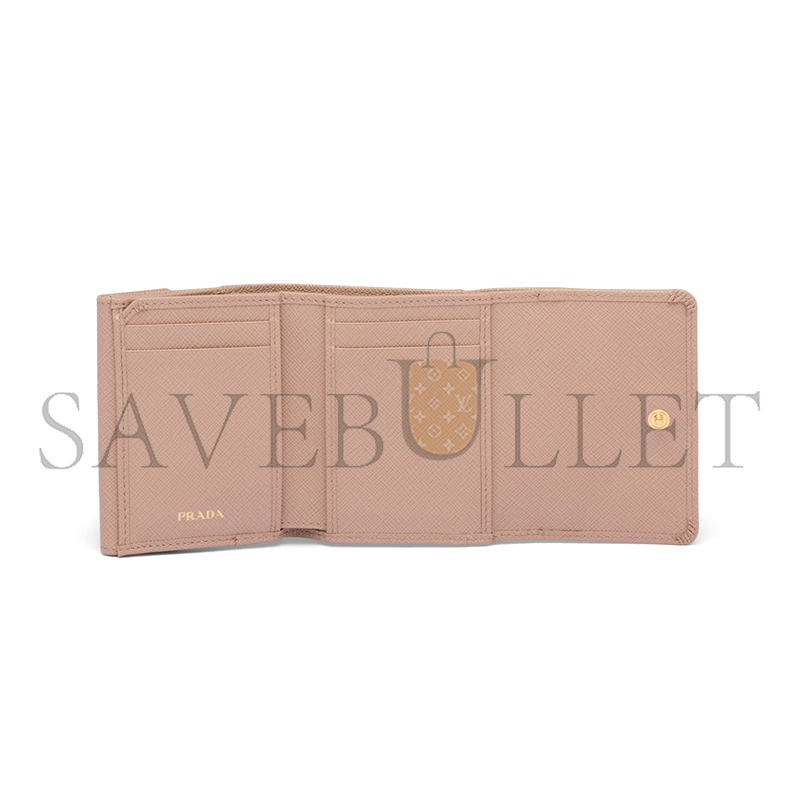 PRADA SMALL SAFFIANO LEATHER WALLET 1MH043 (10*8.5cm)